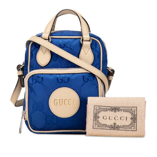 8lekzd3ck5np9f0f 11 Gucci GG off the grid shoulder bag blue nylon leather