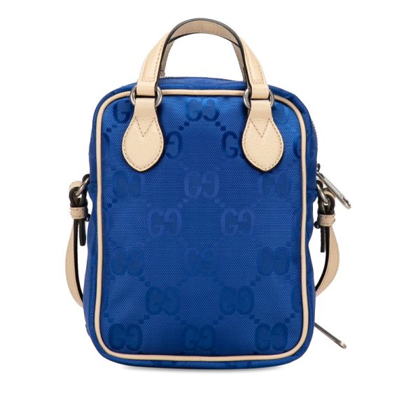 8lekzd3ck5np9f0f 3 Gucci GG off the grid shoulder bag blue nylon leather