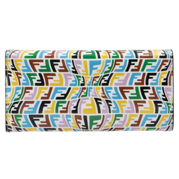 8m0251agksf1exo 2 FENDI Fish Eye Baguette Wallet Multicolor