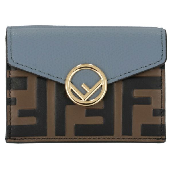 FENDI By The Way Wallet Pink Gray - Image 2