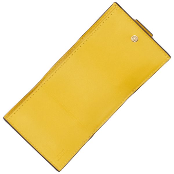 8m0395aajdf192e 4 FENDI Baguette Trifold Wallet Yellow