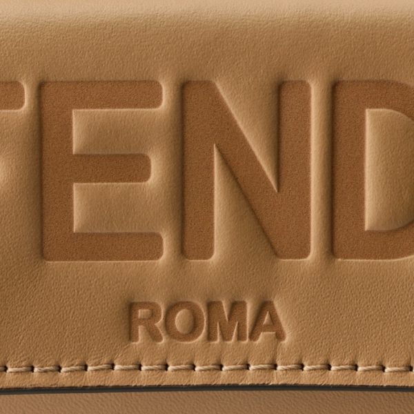 8m0395aayzf15kr 3 FENDI Roma Trifold Wallet Brown