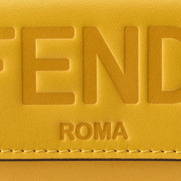 8m0395aayzf192e 3 FENDI Roma Trifold Wallet Yellow