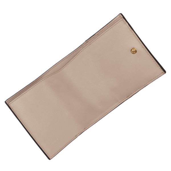 8m0395aayzf1ba9 4 FENDI Roma Trifold Wallet Beige Pink