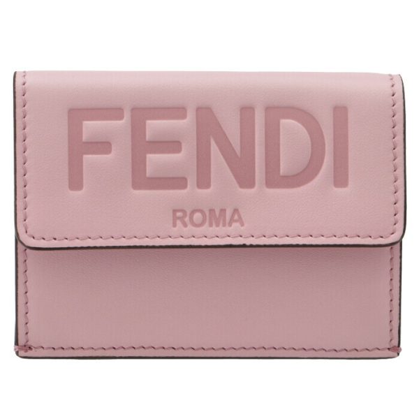 8m0395aayzf1cjy 1 FENDI Roma Trifold Wallet Pink