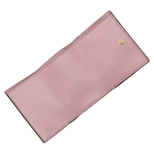 8m0395aayzf1cjy 4 FENDI Roma Trifold Wallet Pink