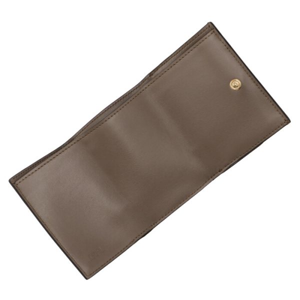 8m0395aayzf1f1m 4 FENDI Roma Trifold Wallet Brown