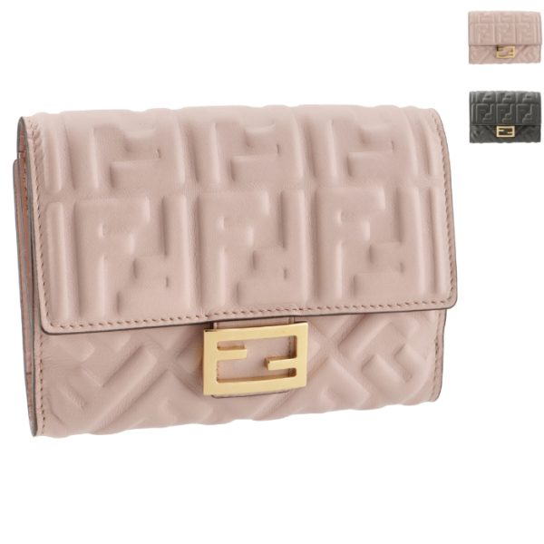 8m0419aajd FENDI Baguette Bifold Wallet