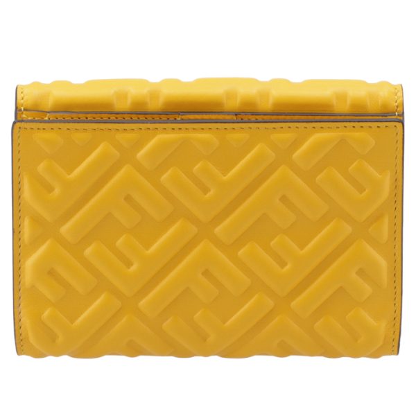 8m0419aajdf192e 2 FENDI Baguette Bifold Wallet Yellow