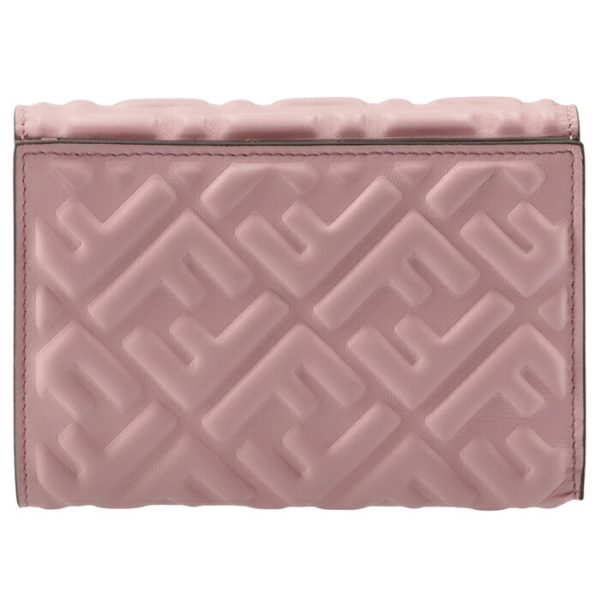 8m0419aajdf1cjy 2 FENDI Baguette Bifold Wallet Pink