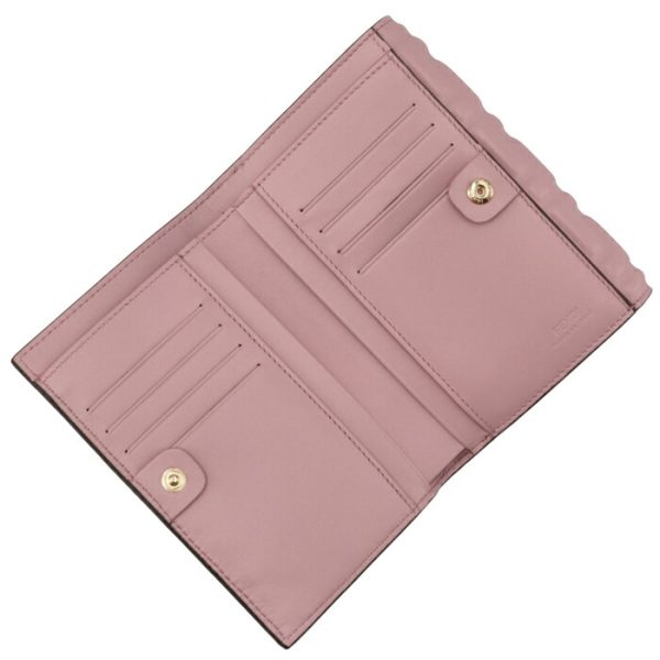 8m0419aajdf1cjy 4 FENDI Baguette Bifold Wallet Pink