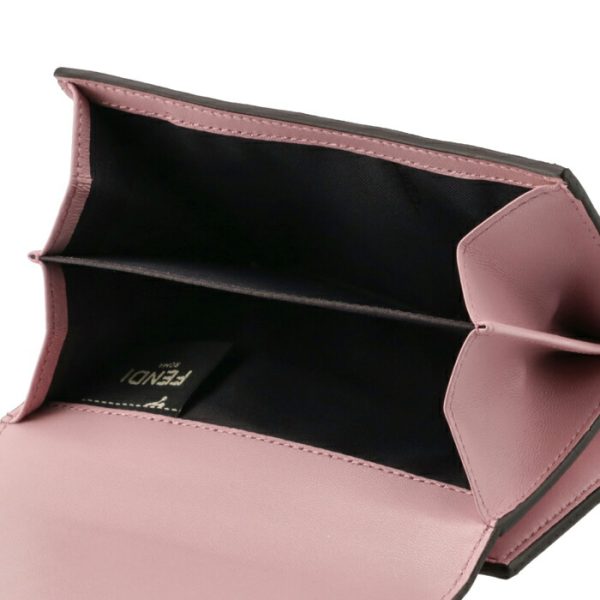 8m0419aajdf1cjy 6 FENDI Baguette Bifold Wallet Pink