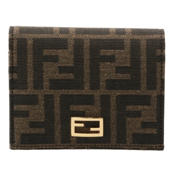 8m0420a98p 1 FENDI FF Logo Bifold Wallet