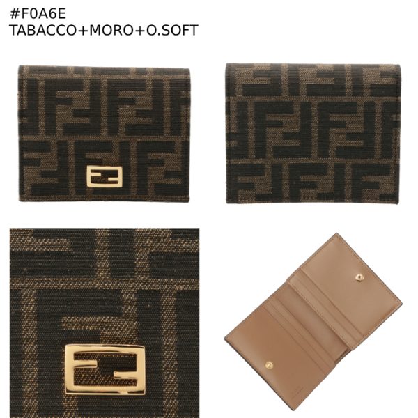 8m0420a98p 6 FENDI FF Logo Bifold Wallet