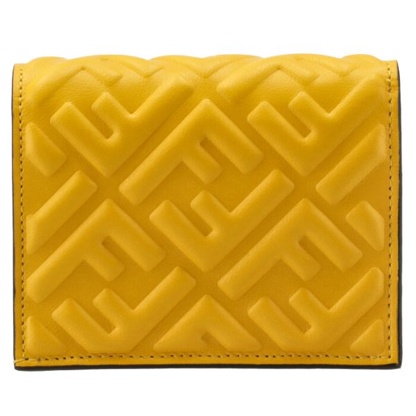 8m0420aajdf192e 2 FENDI Baguette Bifold Wallet Yellow