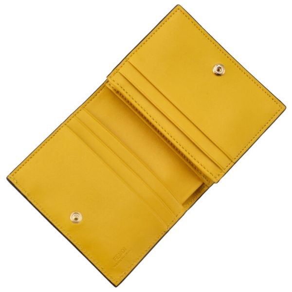 8m0420aajdf192e 4 FENDI Baguette Bifold Wallet Yellow