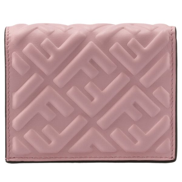 8m0420aajdf1cjy 2 FENDI Baguette Bifold Wallet Pink