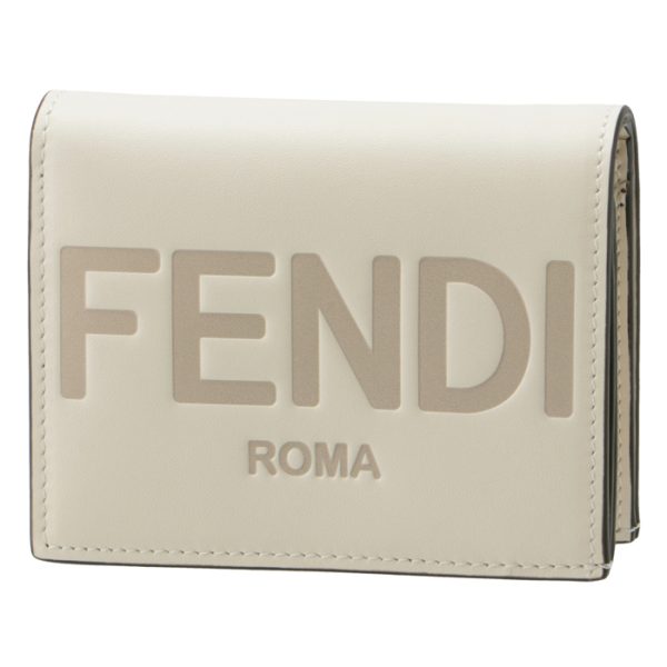 8m0420aayzf0k7e FENDI Roma Bifold Wallet White