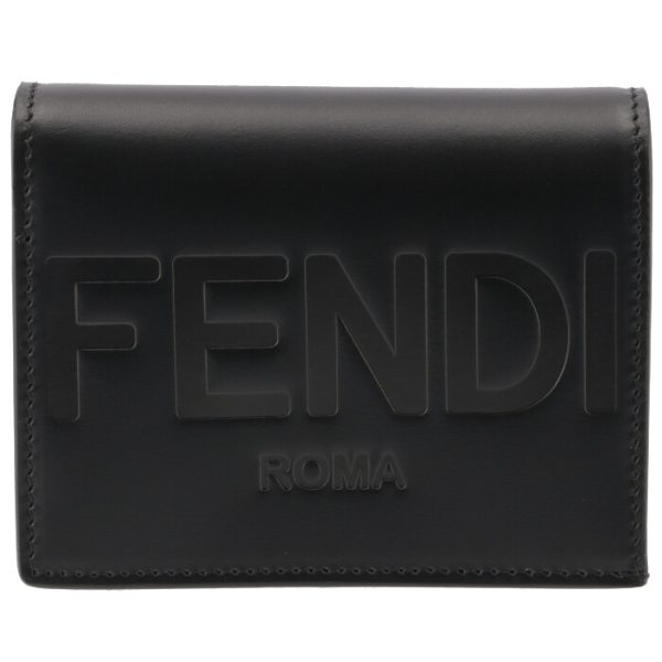 8m0420aayzf0kur 1 FENDI Roma Bifold Wallet Black