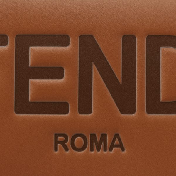 8m0420aayzf0qvk 3 FENDI Roma Bifold Wallet Brown