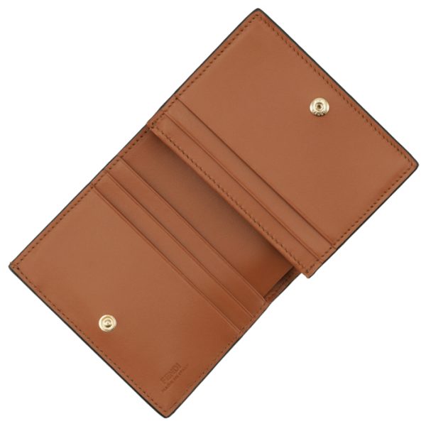 8m0420aayzf0qvk 4 FENDI Roma Bifold Wallet Brown