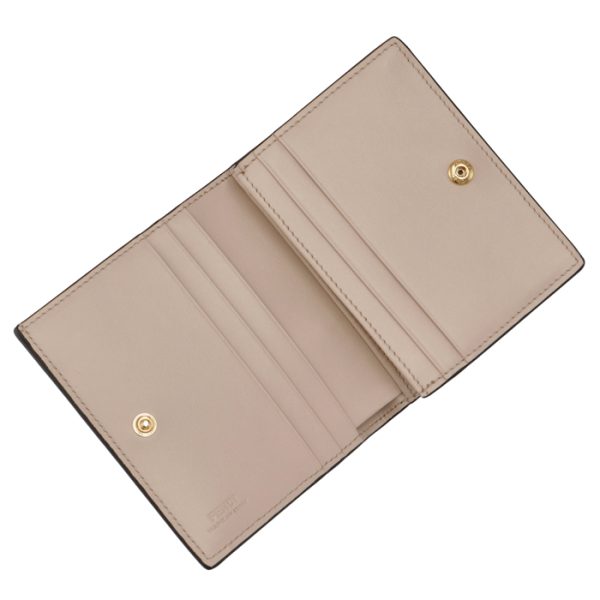 8m0420aayzf1ba9 4 FENDI Roma Bifold Wallet Ivory