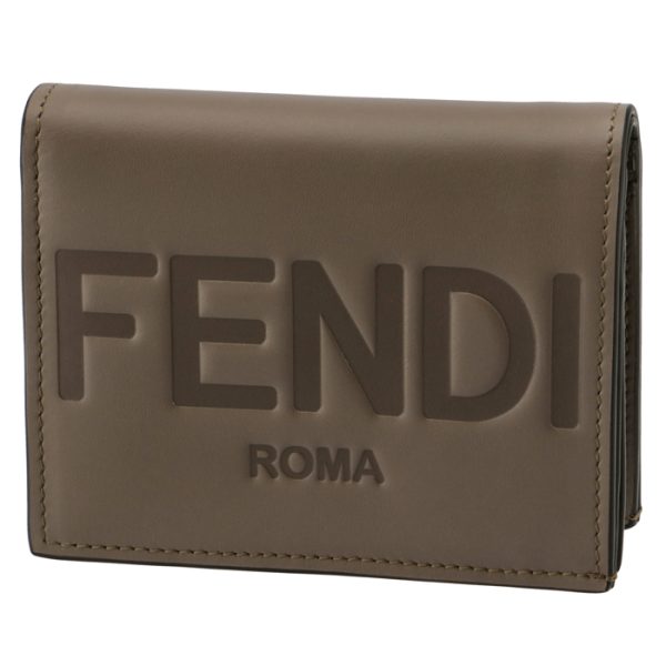 8m0420aayzf1f1m FENDI Roma Bifold Wallet Brown