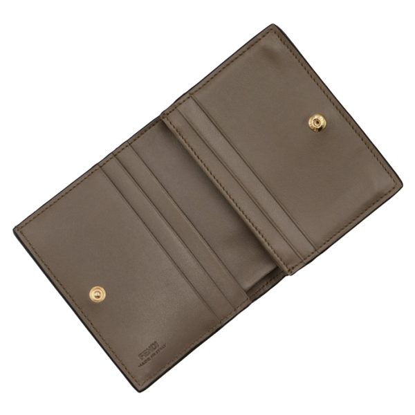 8m0420aayzf1f1m 4 FENDI Roma Bifold Wallet Brown