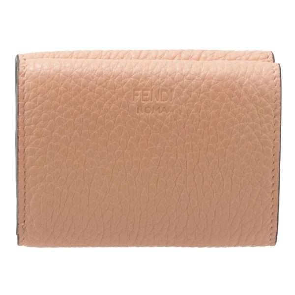 8m0426a91b 2 FENDI Peekaboo Selleria Trifold Wallet