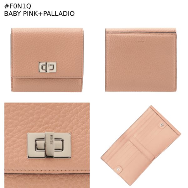 8m0438a91b 6 FENDI Peekaboo Selleria Bifold Wallet