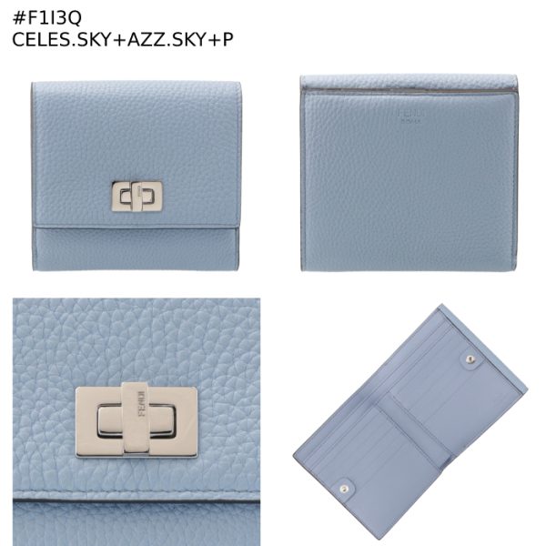 8m0438a91b 7 FENDI Peekaboo Selleria Bifold Wallet