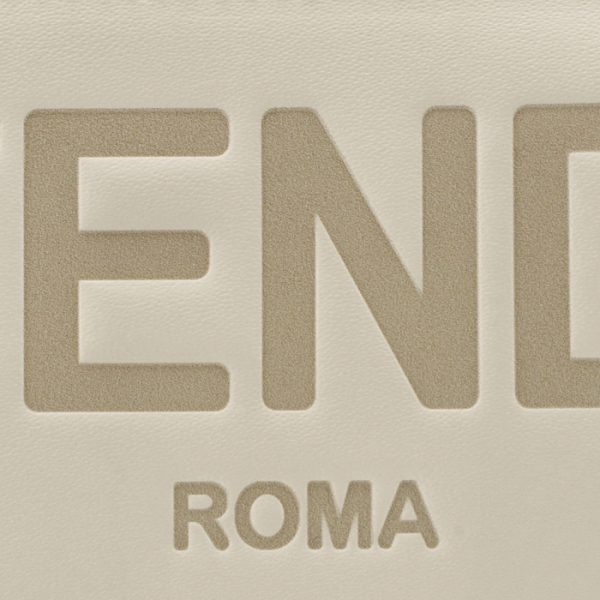 8m0447aayzf0k7e 3 FENDI Roma Bifold Wallet White