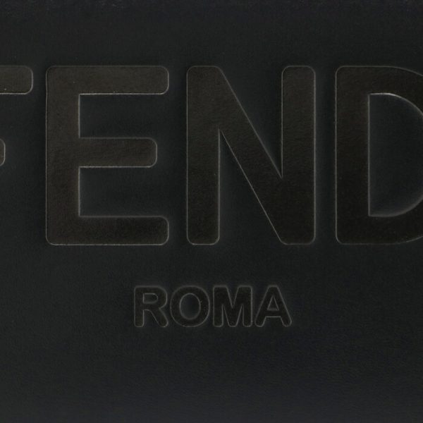 8m0447aayzf0kur 3 FENDI Roma Bifold Wallet Black