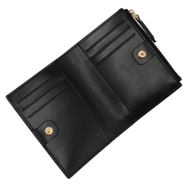 8m0447aayzf0kur 4 FENDI Roma Bifold Wallet Black