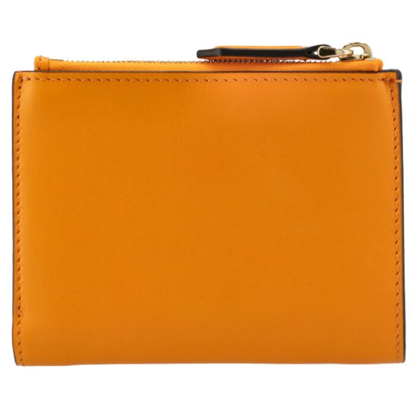 8m0447aayzf1dzh 2 FENDI Roma Bifold Wallet Orange