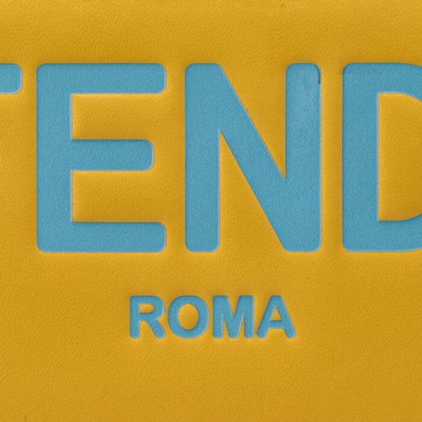 8m0447ahnif1eev 3 FENDI Roma Bifold Wallet Yellow