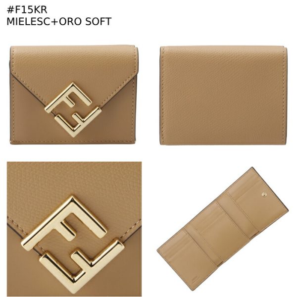 8m0480alwa 10 FENDI FF Diamond Trifold Wallet