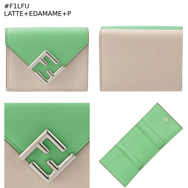 8m0480alwa 8 FENDI FF Diamond Trifold Wallet