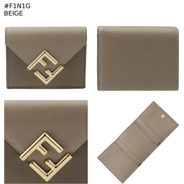 8m0480alwa 9 FENDI FF Diamond Trifold Wallet