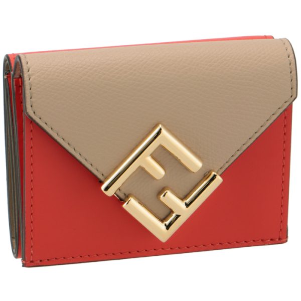 8m0480alwaf1l2f FENDI FF Diamond Trifold Wallet