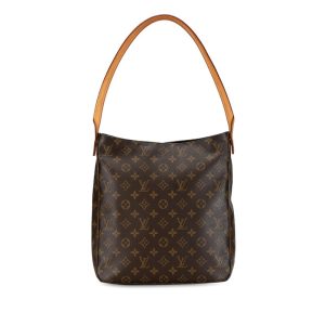 8raew5q95vwgvozr 1 Louis Vuitton Hippo Shoulder Tote Bag Brown