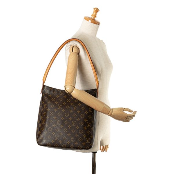 8raew5q95vwgvozr 11 Louis Vuitton Monogram Looping GM Shoulder Bag M51145 Brown