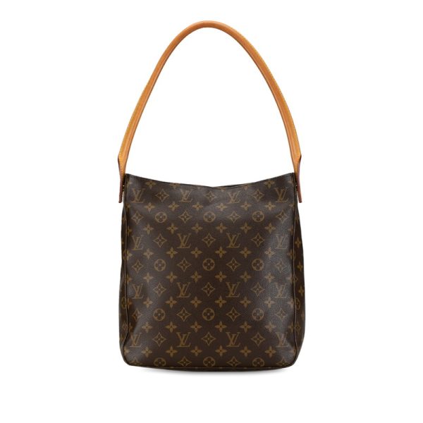 8raew5q95vwgvozr 3 Louis Vuitton Monogram Looping GM Shoulder Bag M51145 Brown