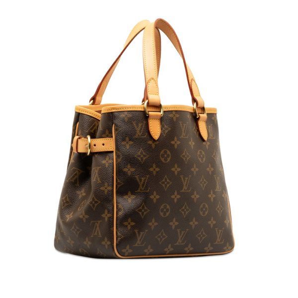 8yfal6acyi4i9su8 2 Louis Vuitton Monogram Batignolles Tote Brown