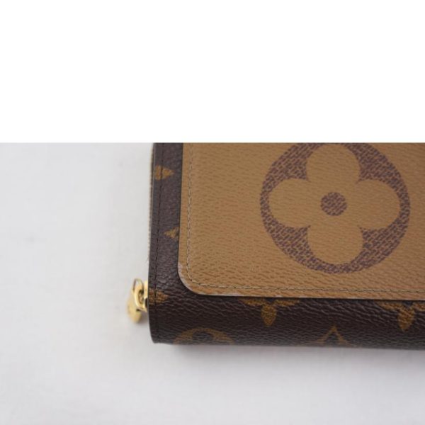 90070 7 Louis Vuitton Portefeuille Roux Monogram Wallet