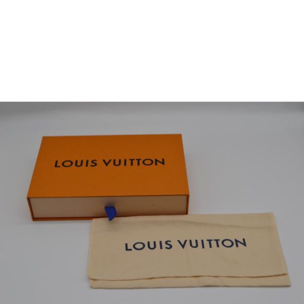 90081 6 Louis Vuitton Brazza Taigarama Wallet Blue