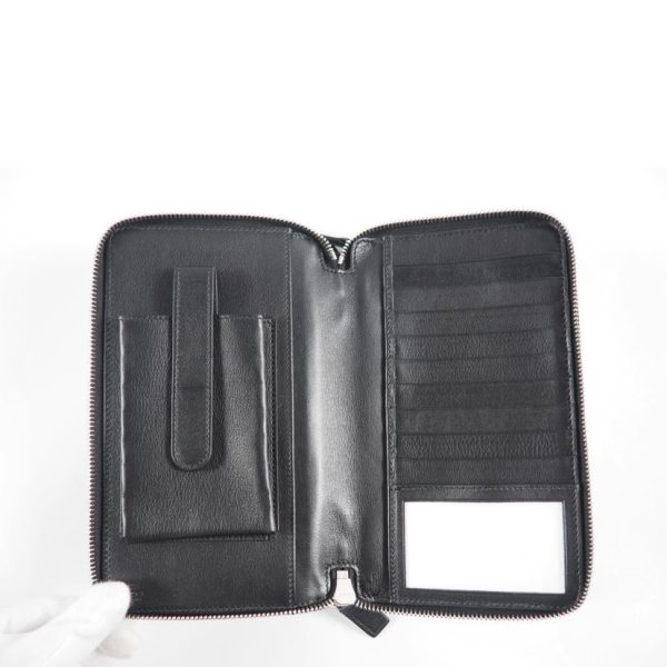 90101 6 Gucci Micro Guccisima Organizer Wallet Black