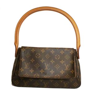 90124 1 Louis Vuitton Trouville Handbag Mini Boston Monogram Brown