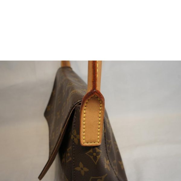 90124 8 Louis Vuitton Mini Looping Monogram Shoulder Bag Brown