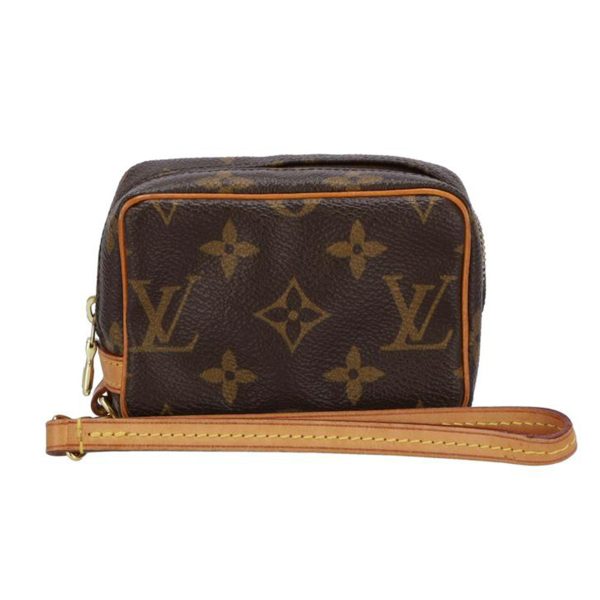 90131 1 Louis Vuitton Truth Wapiti Monogram Pouch Brown